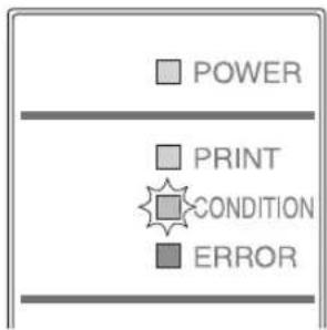POWER PRINT CONDITION ERROR