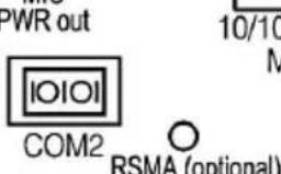 PWR out 10/10 M 10101 COM2 RSMA (optional)