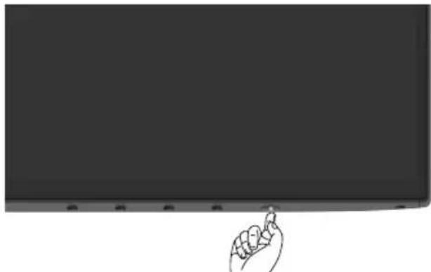 DELL UltraSharp U2721DE - Einschalten des Monitors - 1