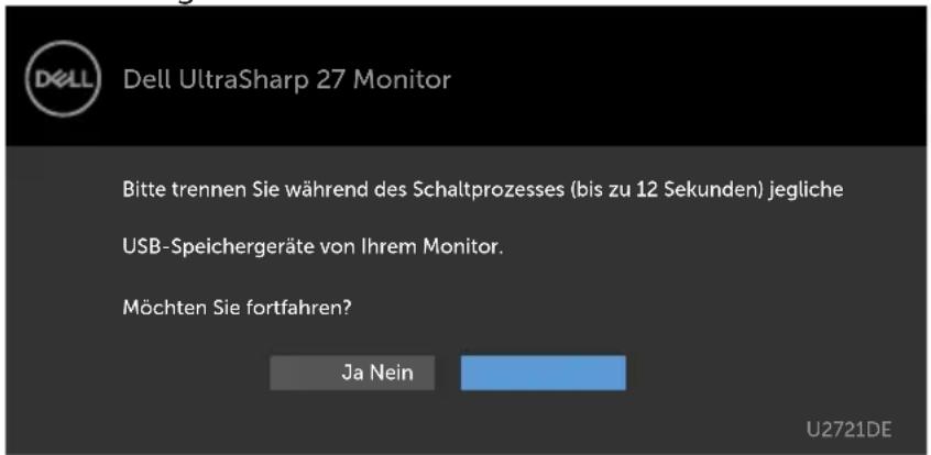 DELL UltraSharp U2721DE - OSD-Warnmeldungen - 12
