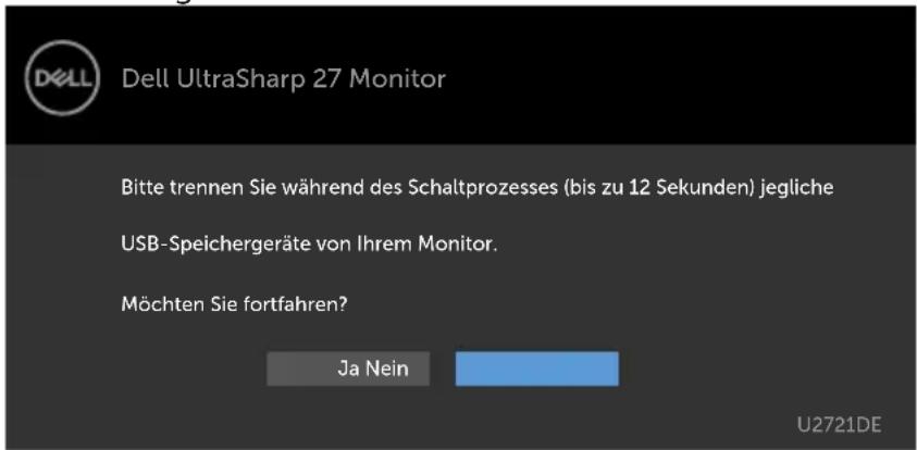 DELL UltraSharp U2421HE - OSD-Warnmeldungen - 12