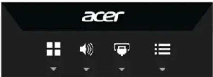 ACER Nitro XV340CKP - Using the Shortcut Menu - 1