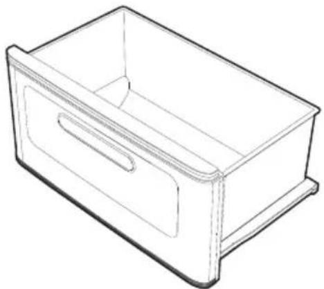 SMEG FAB30RCR3UK - Fruit and vegetable drawer - 1