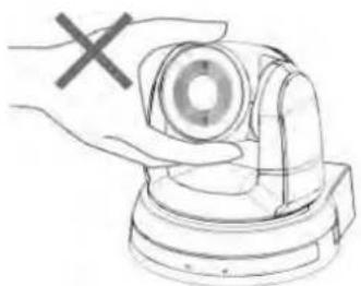 Hand holding a camera with a cross mark and X symbol (no text or labels)