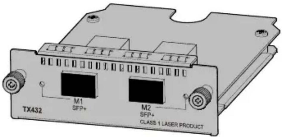TX432 M1 SFP+ M2 SFP+ CLASS 1 LASER PRODUCT