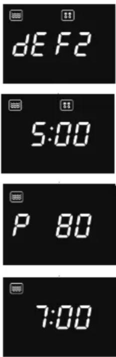 DEF2 5:00 P 80 7:00