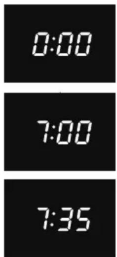 ETNA CMV328ZT - Clock setting - 1