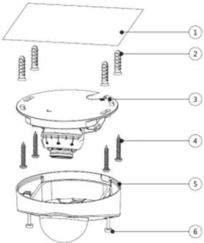 Dahua Technology Pro HAC-HDBW2241R-Z - Installation for Model C - 1