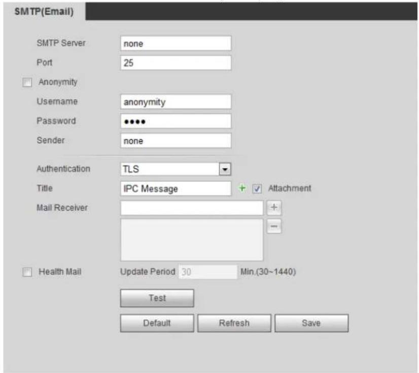 Dahua Technology Pro IPC-HFW5241E-ZE - SMTP (Email) - 1