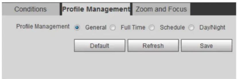 Dahua Technology Pro IPC-HFW5241E-ZE - Profile Management - 1