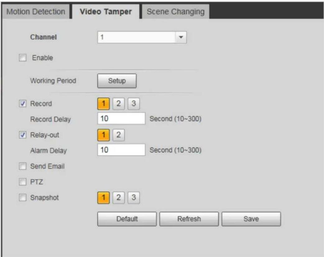 Dahua Technology Pro IPC-HFW5241E-ZE - Setting Video Tamper - 1