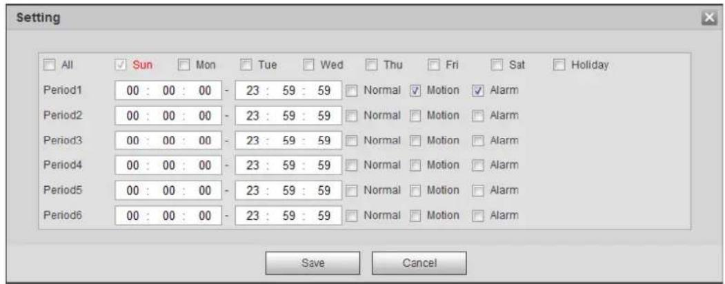 Dahua Technology Pro IPC-HFW5241E-ZE - Setting Snapshot Plan - 2