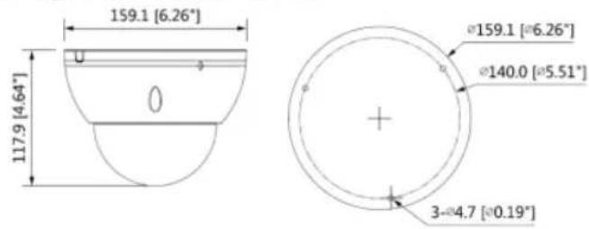 Dahua Technology Lite HAC-HDBW3802EP-Z-3711 - Dimension - 1