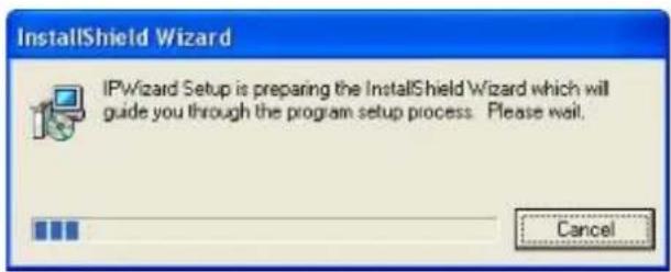 InstallShield Wizard IPWizard Setup is preparing the InstallShield Wizard which will guide you through the program setup process. Please wait. Cancel