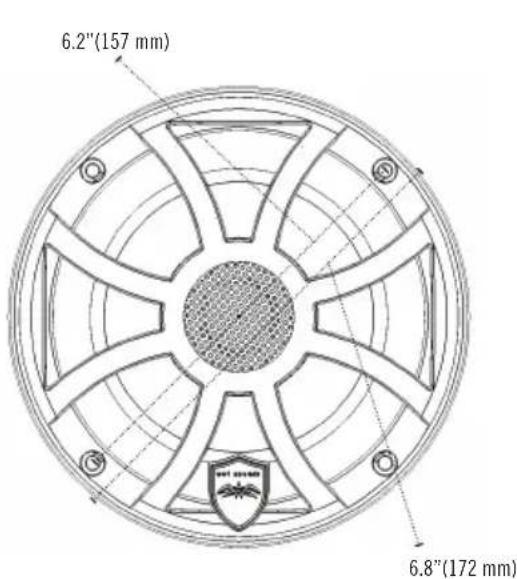 Wet Sounds REVO 6-XWB - Special instructions about the RGB LED lighting behind the tweeter: - 4