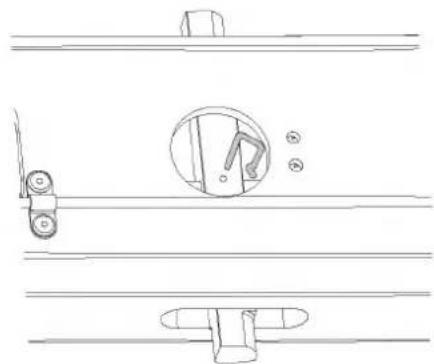GARMIN Force 57 - Replacing the Locking Mechanism in the Lower Link - 1