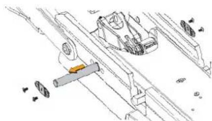 GARMIN Force 57 - Removing the Lower Link from the Mount Base - 2