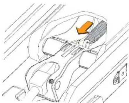 GARMIN Force 57 - Removing the Lower Link from the Mount Base - 1