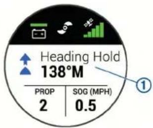Heading Hold 138°M PROP | SOG (MPH) 2 0.5