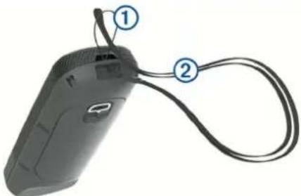 GARMIN Force 57 - Attaching a Lanyard - 1