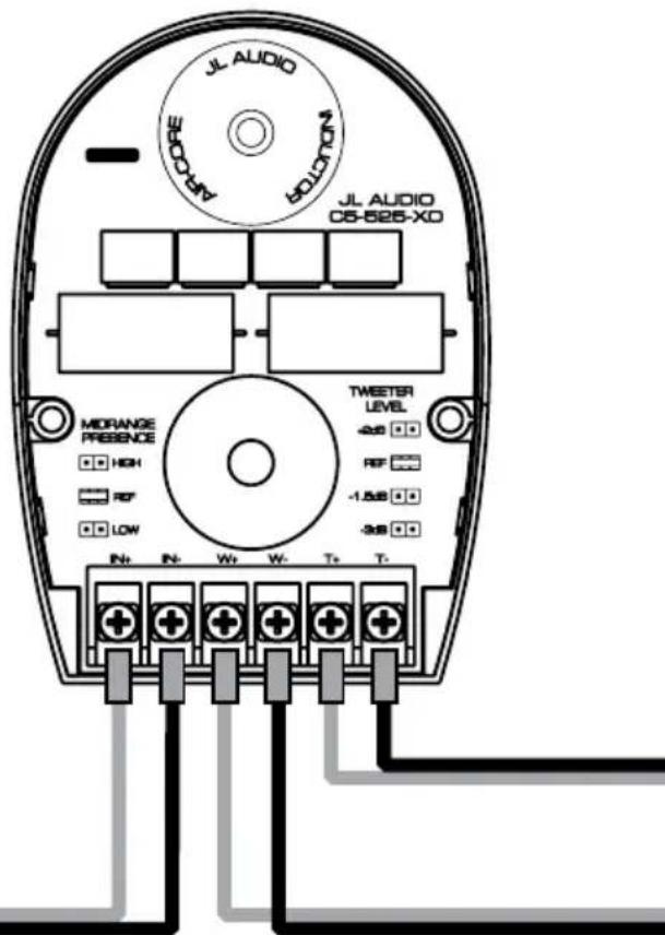 JL Audio C5-525 - CrossoVer neTworK aDJusTmenT - 2