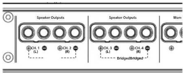 JL Audio RD900/5 - SPEAKER OUTPUTS - 1