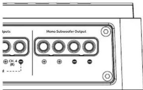 JL Audio RD900/5 - SUBWOOFER OUTPUTS - 1