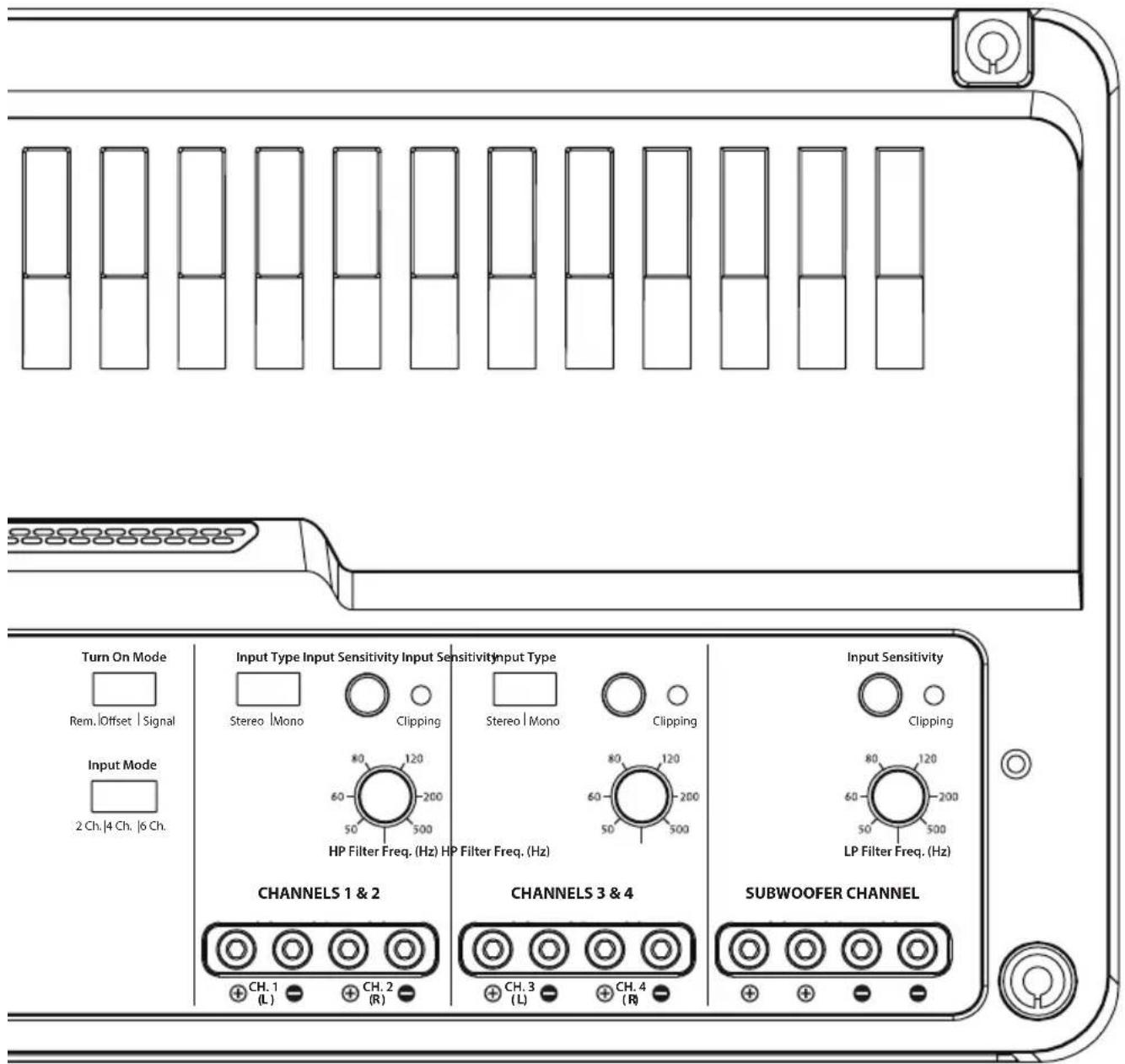 JL Audio RD900/5 - INSTALLATION NOTES: - 2