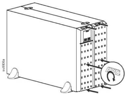 APC SRT192BP2US - Install battery modules and bezels SRT5K/SRT6K UPS models - 3