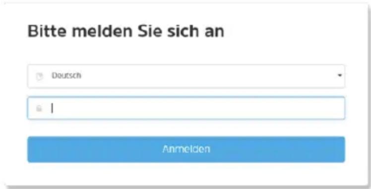 Bitte melden Sie sich an Deutsch Anmelden