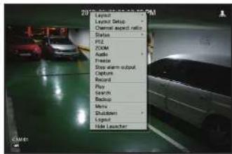 Hanwha HRX-820 - Single Mode Menu - 1