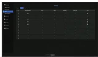 Hanwha HRX-820 - Setting the Live Profile - 1