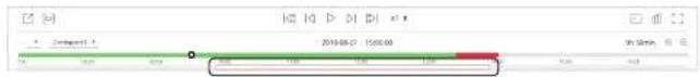 Hanwha HRX-820 - To adjust the time line - 1