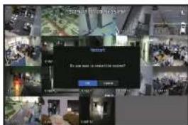 Hanwha HRX-820 - Restarting the System - 1
