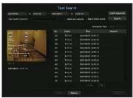 Hanwha HRX-820 - Text Search - 1