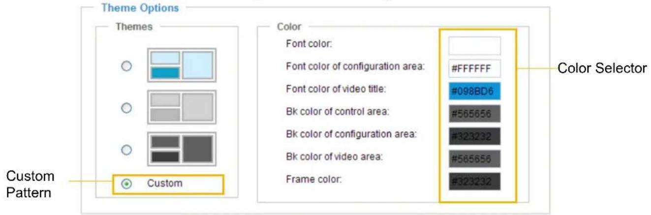 Vivotek VS8801 - Theme options - 5