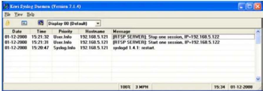 Vivotek VS8801 - Remote log - 2