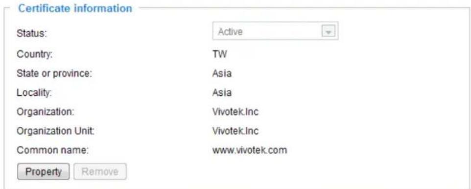 Vivotek VS8801 - Create self-signed certificate automatically - 2