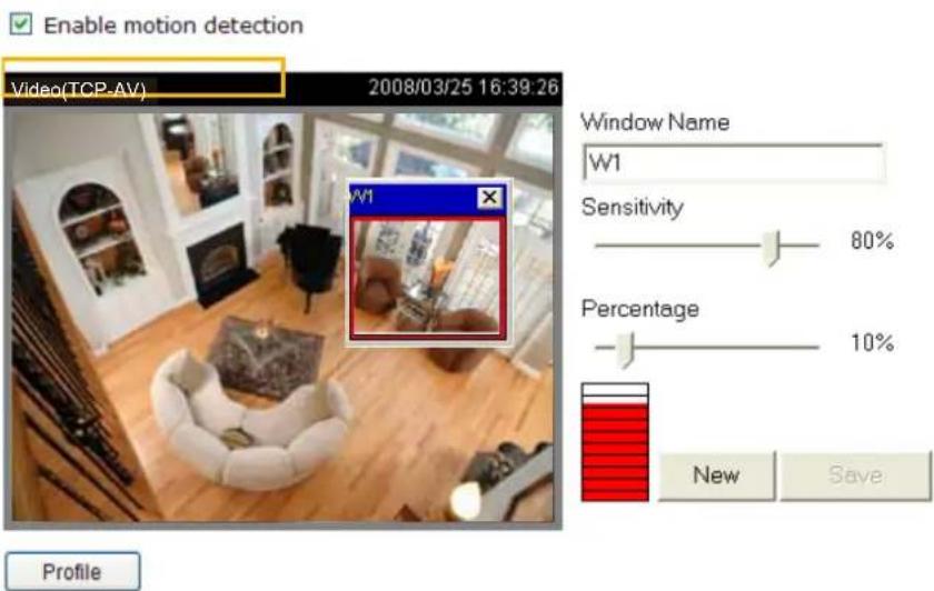 Vivotek VS8801 - Motion detection - 2
