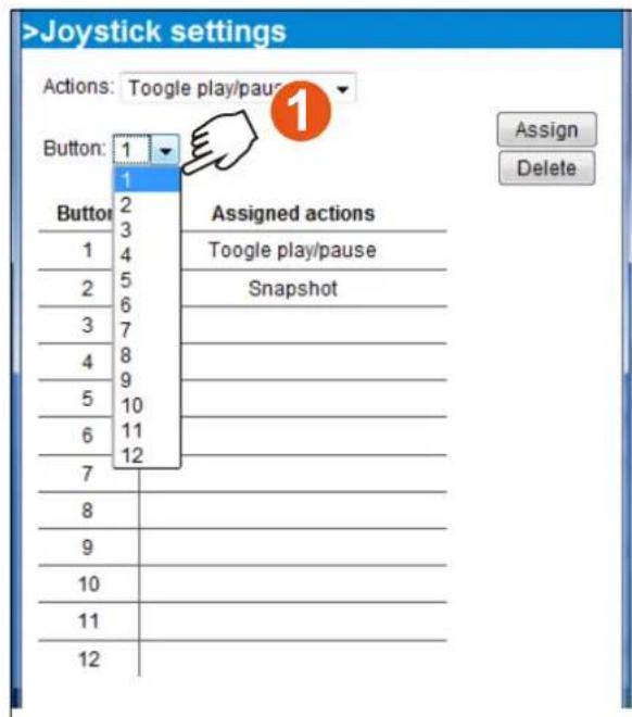 Vivotek VS8801 - Joystick settings - 3