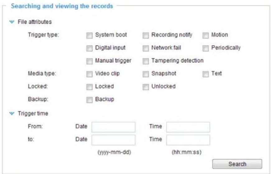 Vivotek VS8801 - Searching and Viewing the Records - 1