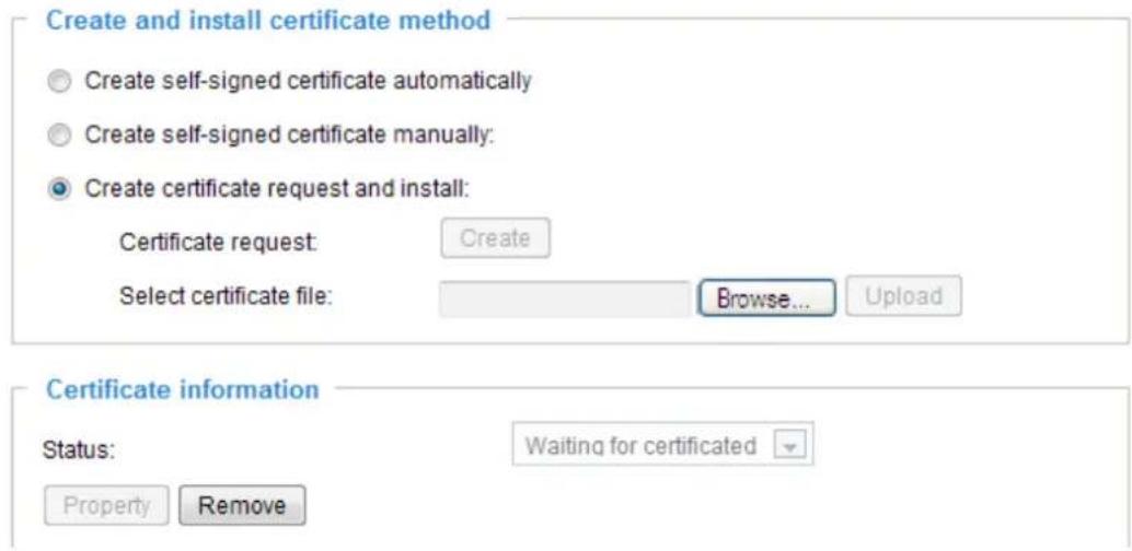 Vivotek VS8801 - Certificate Request (PEM format) - 1
