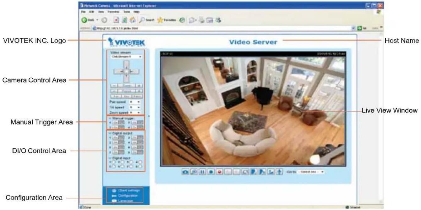 Vivotek VS8801 - Main Page - 1