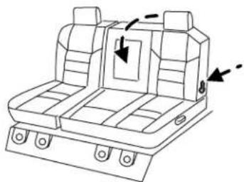 FORD F-350 Super Duty (2005) - REAR FOLDING SEAT SYSTEM WITH LOAD FLOOR (IF EQUIPPED) - 1