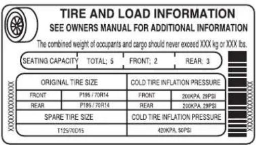 FORD F-350 Super Duty (2005) - Tires, Wheels and Loading - 1