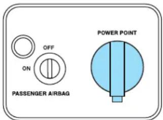 FORD F-350 Super Duty (2005) - AUXILIARY POWER POINT (12VDC) - 1