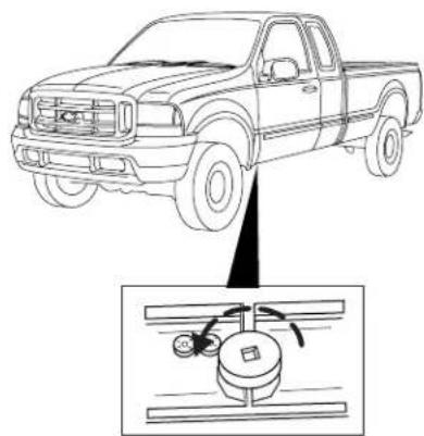 FORD F-350 Super Duty (2005) - Checking and adding manual transmission fluid (if equipped) - 1