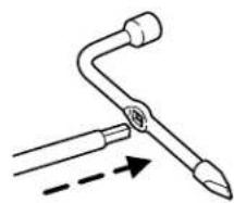 FORD F-350 Super Duty (2005) - Removingthesparetire(withsparetirecarrieronly) - 2