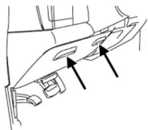 FORD F-350 Super Duty (2005) - Passenger compartment fuse panel - 1