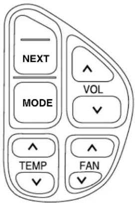 FORD F-350 Super Duty (2005) - Radio control features - 1